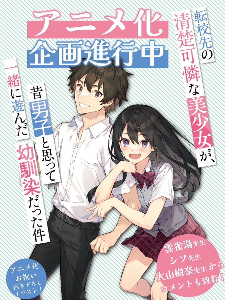 Tenkou-saki no Seiso – Novel sobre garoto reencontrando amiga de